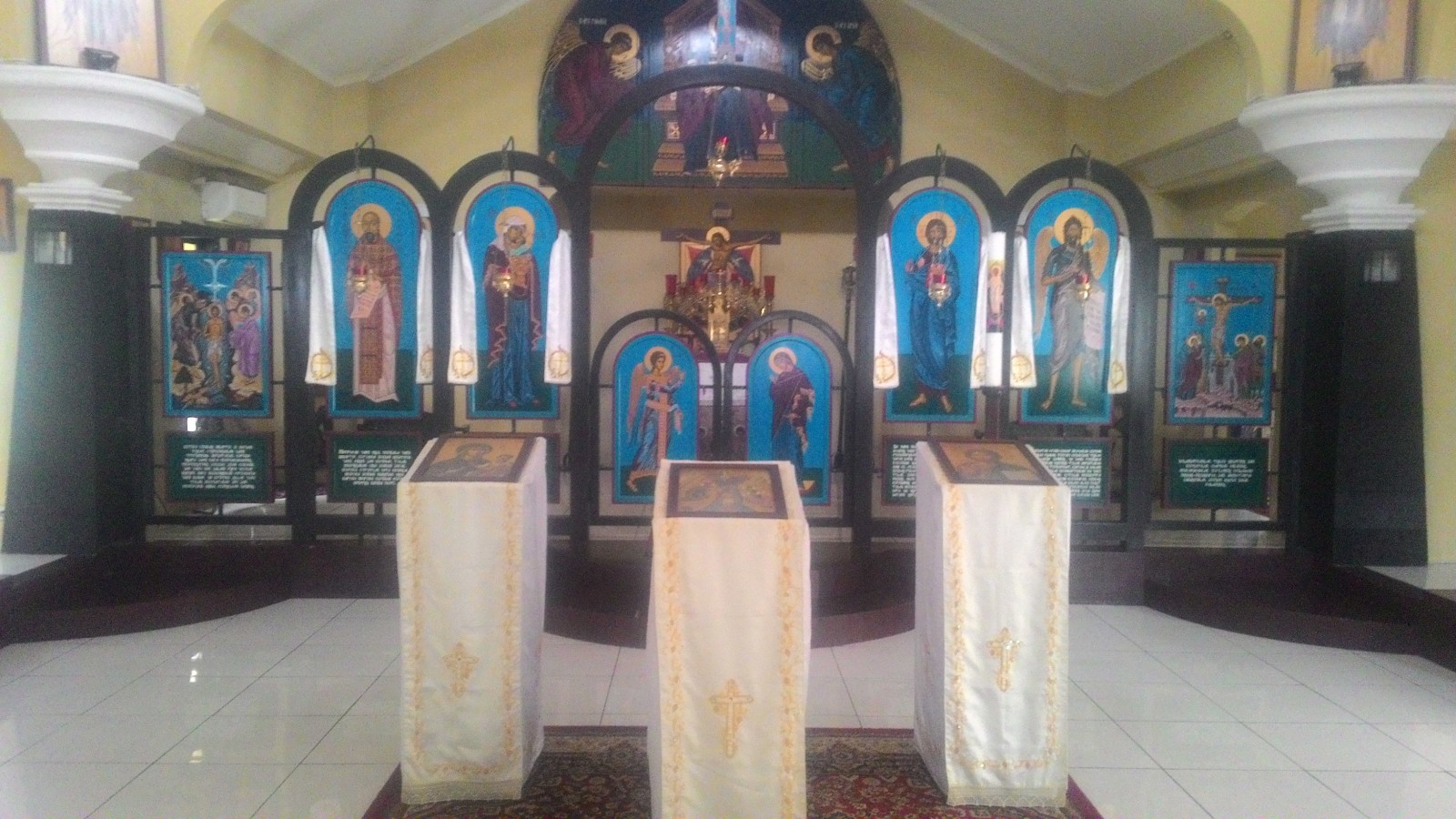 Altar of the greek's church